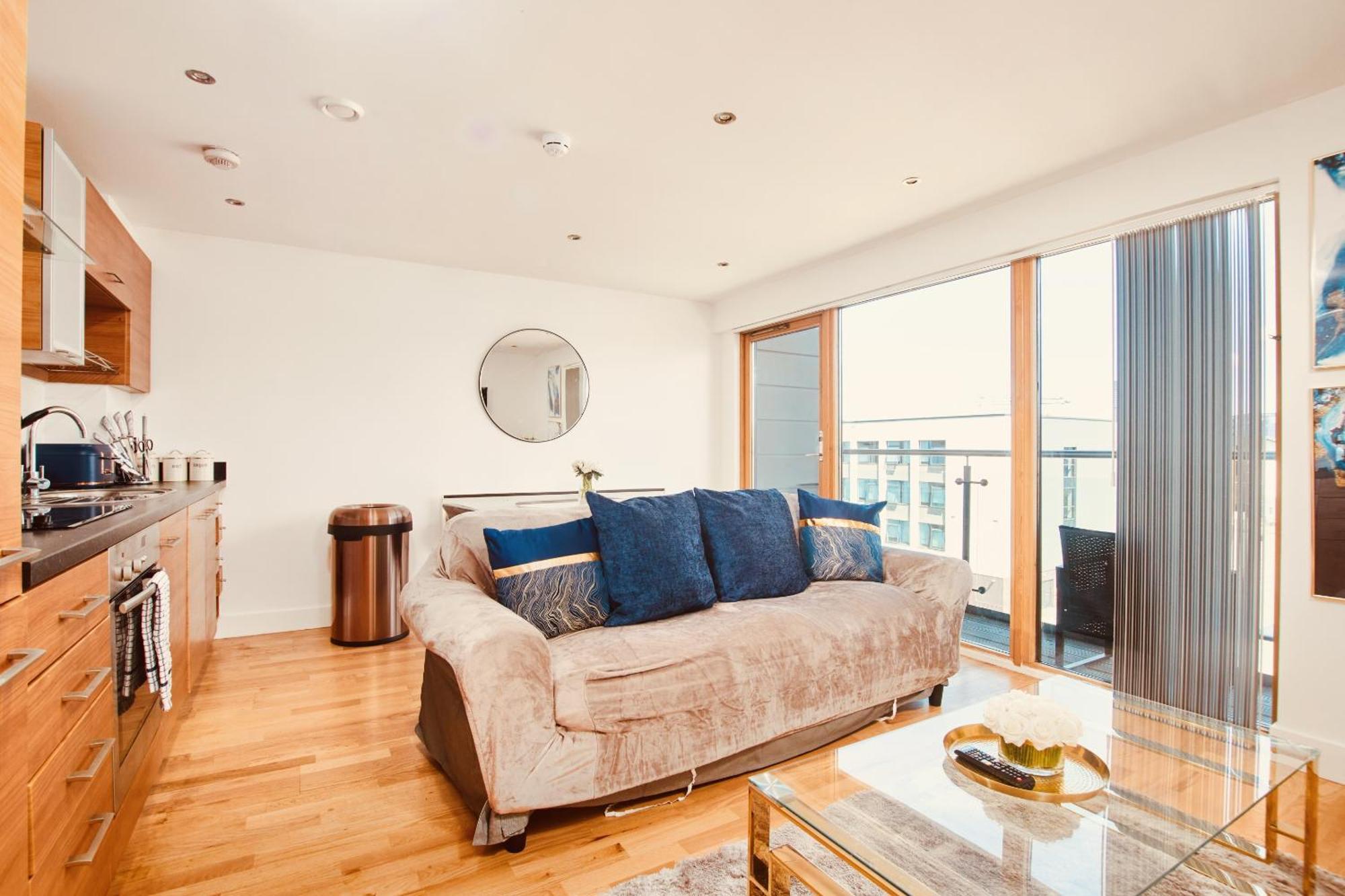 King Deluxe City Apt Large Balcony& Free Parking! Leeds  Eksteriør billede